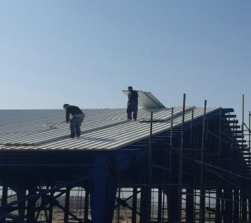 اجرای سقف سوله